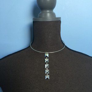 Express Geometric Statement Collar Necklace